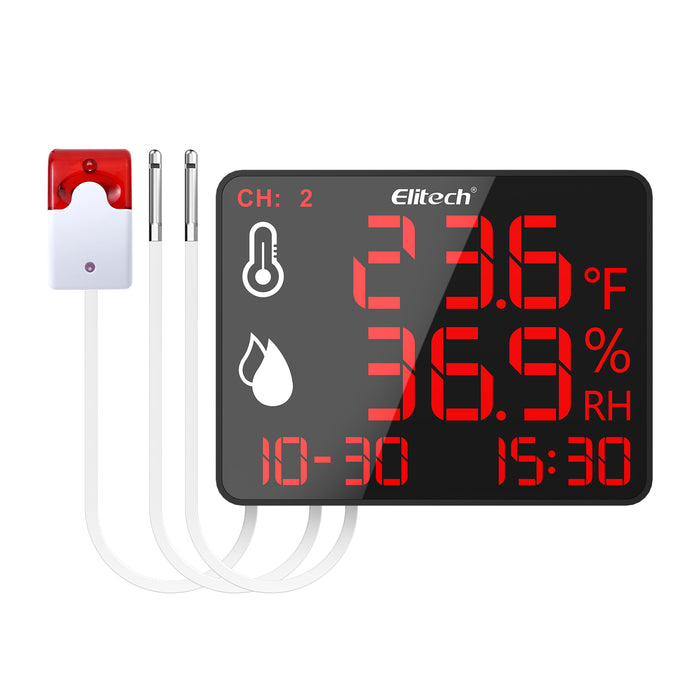 Elitech DR-230 Bluetooth Data Logger Alta precisión Termómetro de higrómetro digital 30000 Puntos