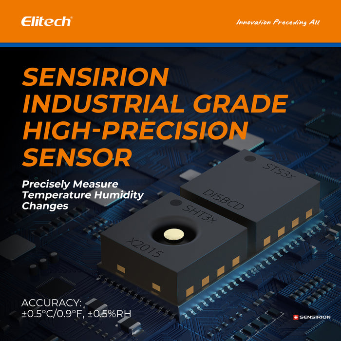 Elitech DR-230 Bluetooth Data Logger Alta precisión Termómetro de higrómetro digital 30000 Puntos