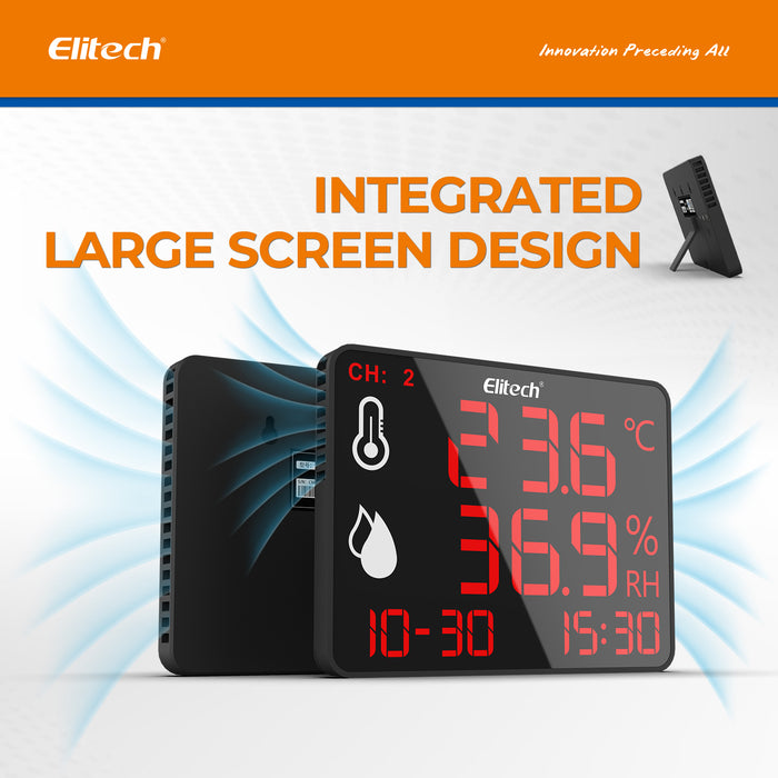 Elitech DR-230 Bluetooth Data Logger Alta precisión Termómetro de higrómetro digital 30000 Puntos