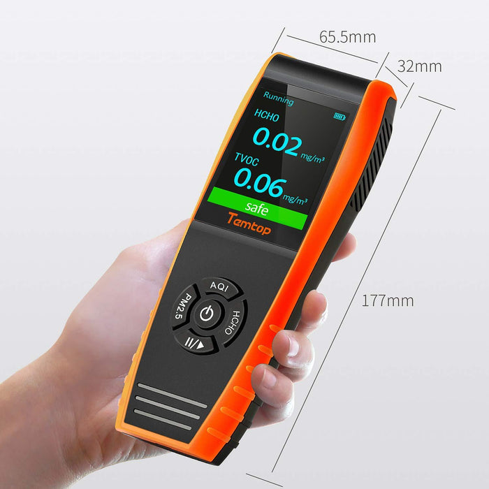 Temtop M2000 Air Quality Monitor, CO2, PM2.5, PM10