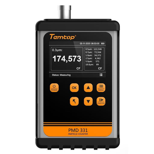Temtop P10 Moniteur de qualité de l'air pour PM2,5 AQI, détecteur de  capteur électrochimique professionnel, testeur-affichage en temps réel,  batterie rechargeable : : Commerce, Industrie et Science